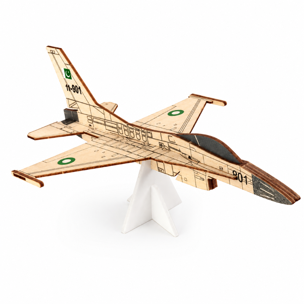 F-16 Fighting Falcon Glider Balsa Kit